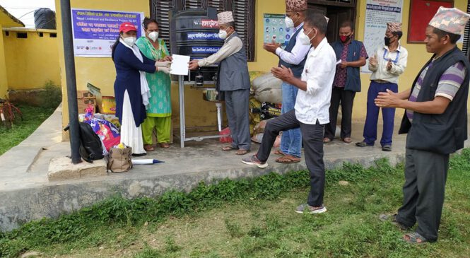 एकता फाउण्डेशनद्धारा पञ्चुरी नगपालिकालाई खाद्यान्न र स्वास्थ्य सामग्री सहयोग