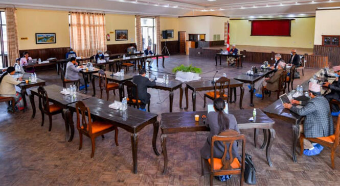 मन्त्रिपरिषद्द्वारा संसद् विघटन गर्न सिफारिस