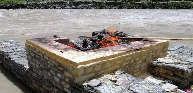 हुम्लामा पहिलोपटक बन्यो शव जलाउने पक्की घाट