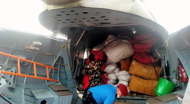 आगलागीबारे अनुगमन गर्न मुख्यमन्त्री शाही राहत सामग्रीसहित मुगुमा