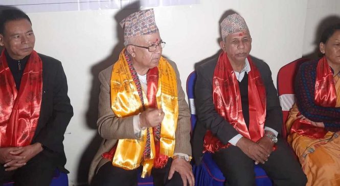 समाजवादीको पक्षमा उत्साहपूर्ण समर्थन छ : अध्यक्ष नेपाल