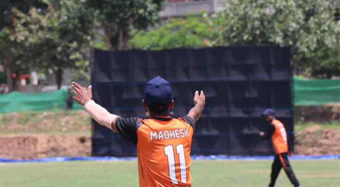 वीरेन्द्रनगरमा जारी यु–१६ राष्ट्रिय क्रिकेट प्रतियोगितामा मधेशको दोस्रो जीत
